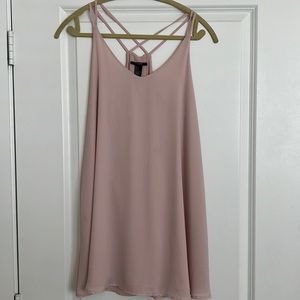 Blush shift dress